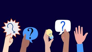 Fragen und Antworten, finden Lösungen und Ideen. video