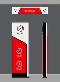 Totem Signage and Wayfinding Designs vector