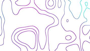astratto pendenza topografica Linee ciclo continuo animazione video
