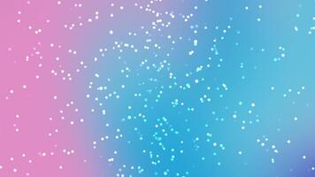 abstrakt glittrande partiklar på lutning bakgrund. video