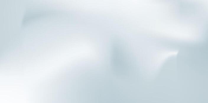 Abstract white and light blue soft gradient background with subtle blurred smooth texture vector