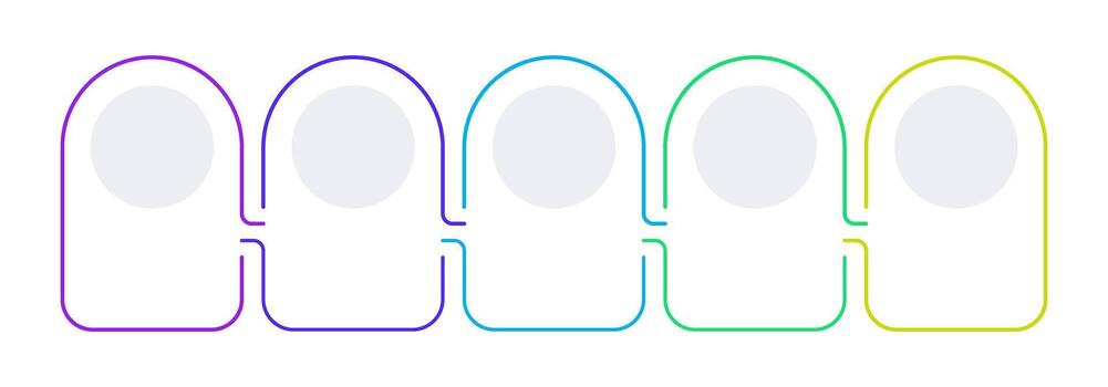 Green energy generation infographic template. Sustainable power sources usage. Data visualization with 5 steps. Empty process design. Editable blank options info graphics vector