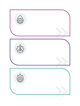 Metallurgy types infographic template. Hydrometallurgy, pyrometallurgy. Data visualization with 3 steps. Process design. Editable rounded options info graphics vector