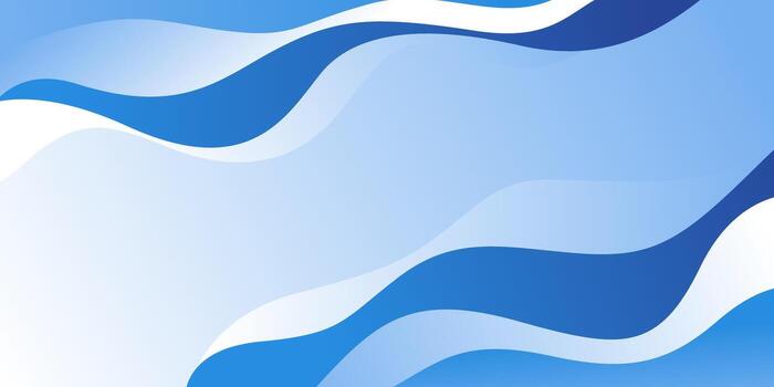 Abstract modern blue liquid wave background, smooth fluid gradient design vector