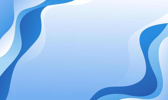 Abstract modern blue liquid wave background, smooth fluid gradient design, minimal dynamic wallpaper vector