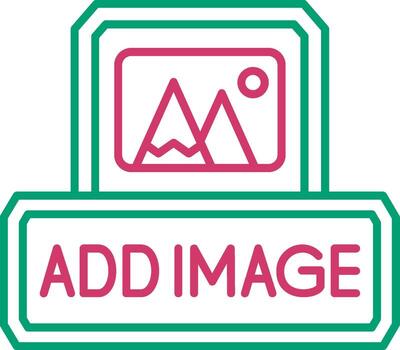 Add Image Upload Illustration vector
