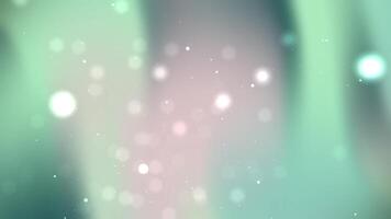 abstrakt ljus partiklar flytande på en mjuk lutning bakgrund. video
