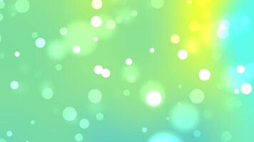 Abstract Green Bokeh Background with Light Effects and Soft Focus. video