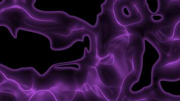abstrakt lila Plasma Hintergrund Animation Schleife zum visuell Auswirkungen. video