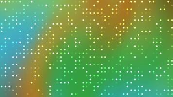 astratto digitale punto matrice su pendenza sfondo animazione. video