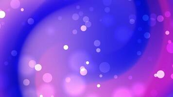 abstrakt bokeh lampor bakgrund animering slinga i lila och blå. video