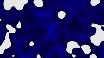 Abstract Blue and White Blob Pattern Animation Background Loop. video