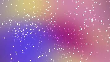 abstrakt glittrande partiklar på en vibrerande lutning bakgrund. video
