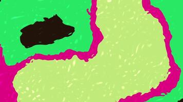 Abstract Art - A Vibrant Display of Colors and Shapes in Motion. video