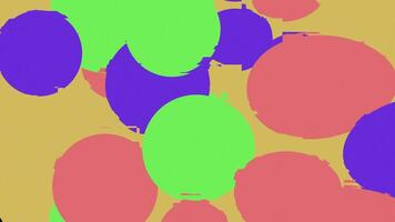 Abstract Colorful Circles Background Loop. video