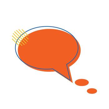 Playful bright Follow Us button design. Social media subscription button. Conversational speech bubble with call to action, element vector