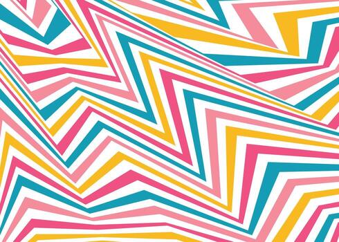 Retro geometric art pattern background vector
