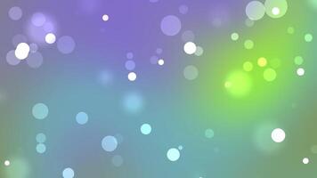 abstrakt bokeh lampor bakgrund slinga med mjuk fokus och vibrerande färger. video