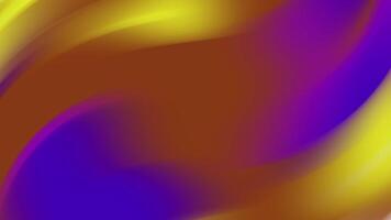 abstrakt färgrik lutning bakgrund slinga med slät strömmande vågor och vibrerande nyanser. video