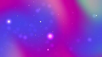 abstrakt animerad bakgrund med färgrik lampor och bokeh. video