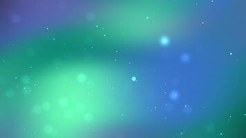 resumen Aurora borealis luces antecedentes con bokeh efecto. video