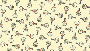 paddleball modello sfondo dinamico gli sport design per creativo progetti. video