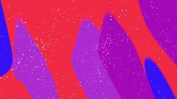 abstrakt färgrik bakgrund med dynamisk former och gnistrande partiklar. video
