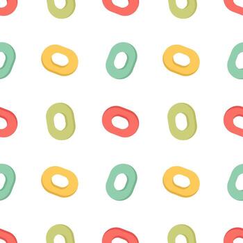 seamless pattern colorful chain background free version vector