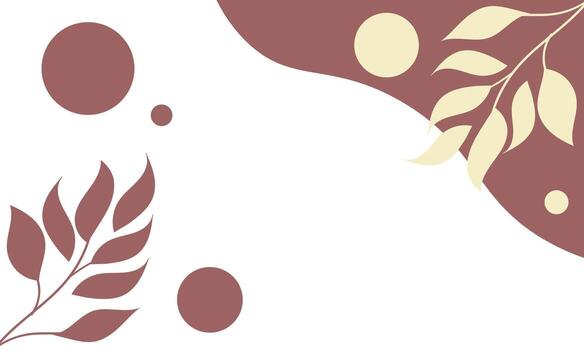 a simple background with a natural theme on white background vector