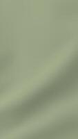 mjuk salvia grön tyg vinka slät textur visuell bakgrund mild pastell trasa rörelse abstrakt minimal design lugna estetisk yta mönster naturlig Färg avslappning textil- bakgrund elegant video
