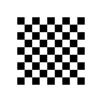 Black and white checkered pattern with empty space checkerboard squares vector