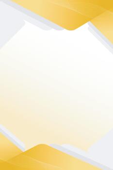 Abstract Yellow portrait background geometry shape with white space for text or orange backdrop wave for flyer banner presentation slide vector