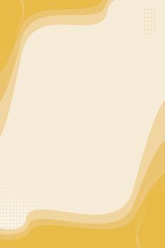 Abstract Yellow portrait background geometry shape with white space for text or orange backdrop wave for flyer banner presentation vector