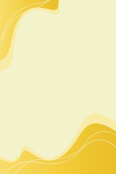 Abstract Yellow portrait background geometry shape with white space for text or orange backdrop wave for banner design vector
