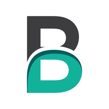 profesional si inicial logo sencillo y moderno mínimo diseño vector