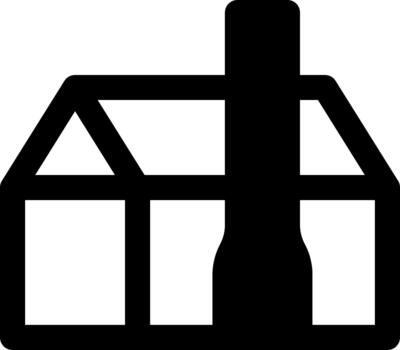 herrero taller sólido línea icono vector