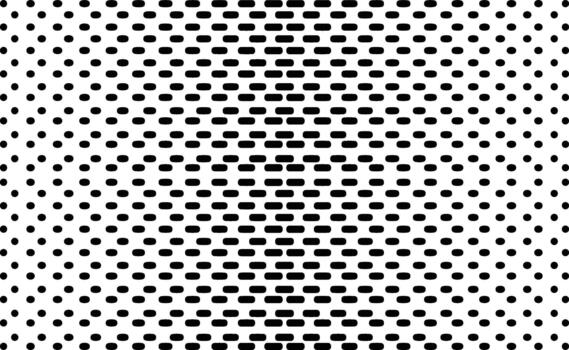 Abstract black and white geometric pattern of squares with a gradient effect creating a sense of depth vector