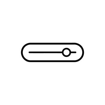 Modern Setting Slider Control Toggle Switch Icon Design vector