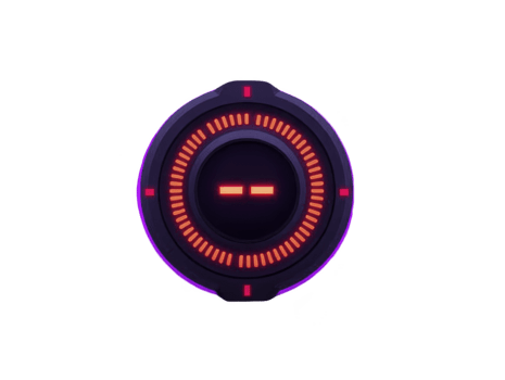 trogen cirkulär gränssnitt med lysande röd och orange digital element, sci fi stil, hög tech design, och genomskinlighet bakgrund, perfekt för teknologi eller gaming begrepp png