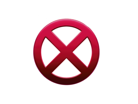 rosso cerchio con attraversare simbolo, lucido finire, isolato su trasparente sfondo, spesso Usato per divieto, errore, o Annulla concetti nel digitale interfacce png