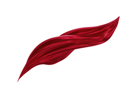 rosso dipingere spazzola ictus, lucido struttura, isolato su trasparente sfondo, artistico astratto forma, creativo design elemento, vivace e dinamico, adatto per moderno arte o digitale illustrazione png