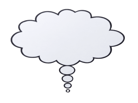 nube forma vuoto discorso bolla pensato bolla bianca isolato ritagliare carta vuoto copia spazio vuoto bianca pensato bolla con nube piace forma isolato trasparente sfondo ideale per aggiungendo testo png