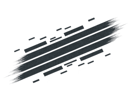 astratto nero dipingere spazzola ictus con ruvido bordi e sparpagliato schizzare, isolato su trasparente sfondo, moderno artistico design elemento, dinamico e grassetto struttura png