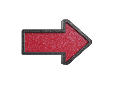 vermelho seta certo direção navegação símbolo isolado texturizado gráfico ponteiro placa simples Projeto negrito cor Claro mensagem estilo orientação moderno Veja png