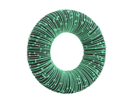 futurista verde digital toro, abstrato 3d forma com brilhando o circuito linhas, tecnologia inspirado, moderno projeto, isolado em transparência fundo, Inovativa e criativo conceito png