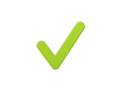 grön kolla upp mark symbol, isolerat på transparent bakgrund, representerar godkännande, Bekräftelse, Framgång, eller komplettering, ofta Begagnade i digital gränssnitt och dokument för positiv respons png