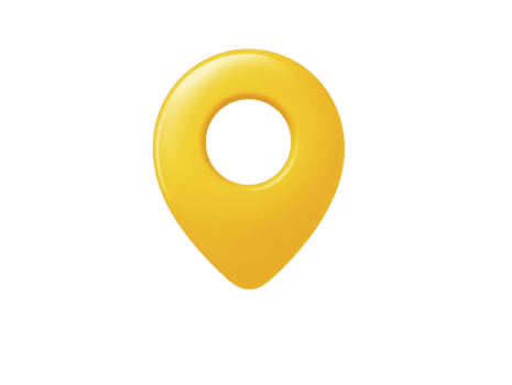 giallo carta geografica perno icona 3d illustrazione isolato su trasparente sfondo simboleggiante Posizione navigazione e viaggio con moderno minimalista allegro design png