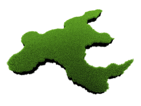 verde erba toppa sagomato piace astratto figura, isolato su trasparenza sfondo, simboleggiante natura, ambiente, e eco amichevole concetti, con fresco e vivace aspetto png