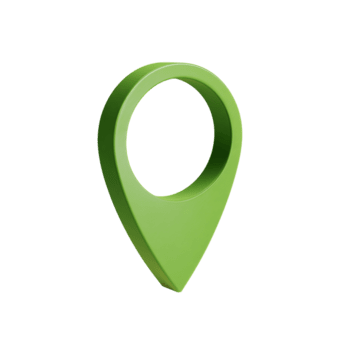 gemakkelijk groen kaart wijzer, plaats pin grafisch element Aan transparant achtergrond png