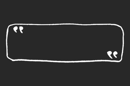 Cute crayon speech bubble frame with playful hand drawn edges. Text box chalkboard. Pencil and chalk doodle lines, dialog cloud. vector